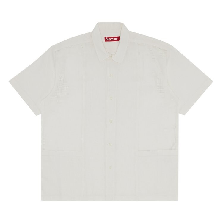 Рубашка Supreme Mesh Panel Linen Short-Sleeve Shirt, белый
Рубашка Supreme Mesh Panel Linen Short-Sleeve Shirt, белый