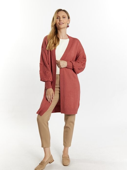 Вязаный кардиган Usha, розовый
Вязаный кардиган Usha, розовый