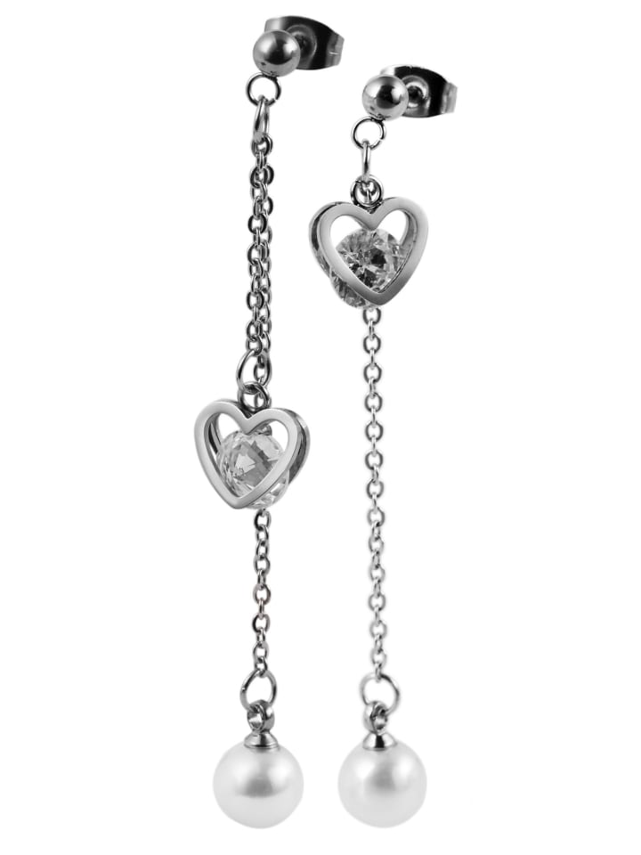 Adeliás Женский кулон - кулон в форме сердца из нержавеющей стали с жемчужиной в серебряном исполнении
Adeliás Женский кулон - кулон в форме сердца из нержавеющей стали с жемчужиной в серебряном исполнении