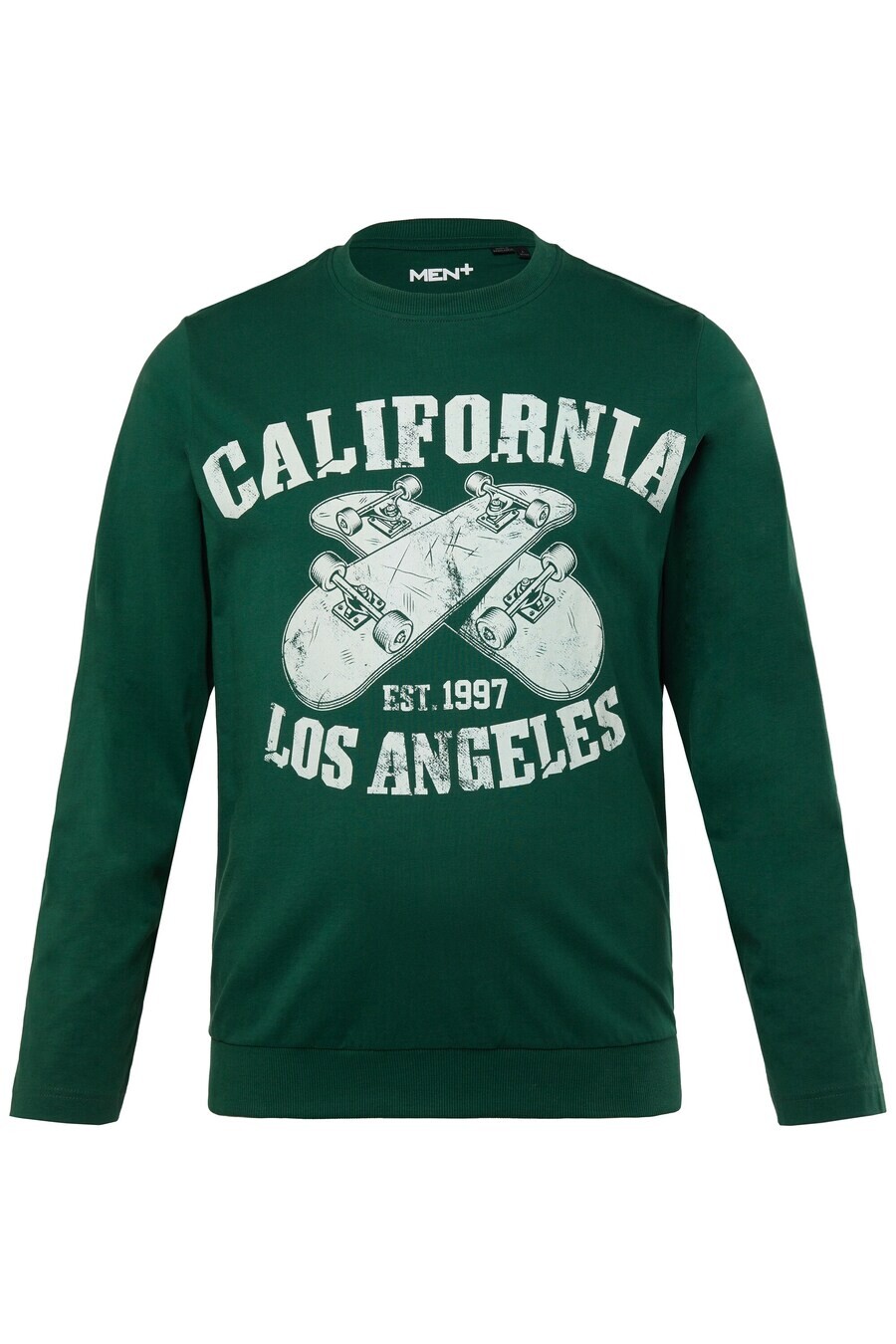 Лонгслив Men Plus Shirt, темно-зеленый 
Лонгслив Men Plus Shirt, темно-зеленый