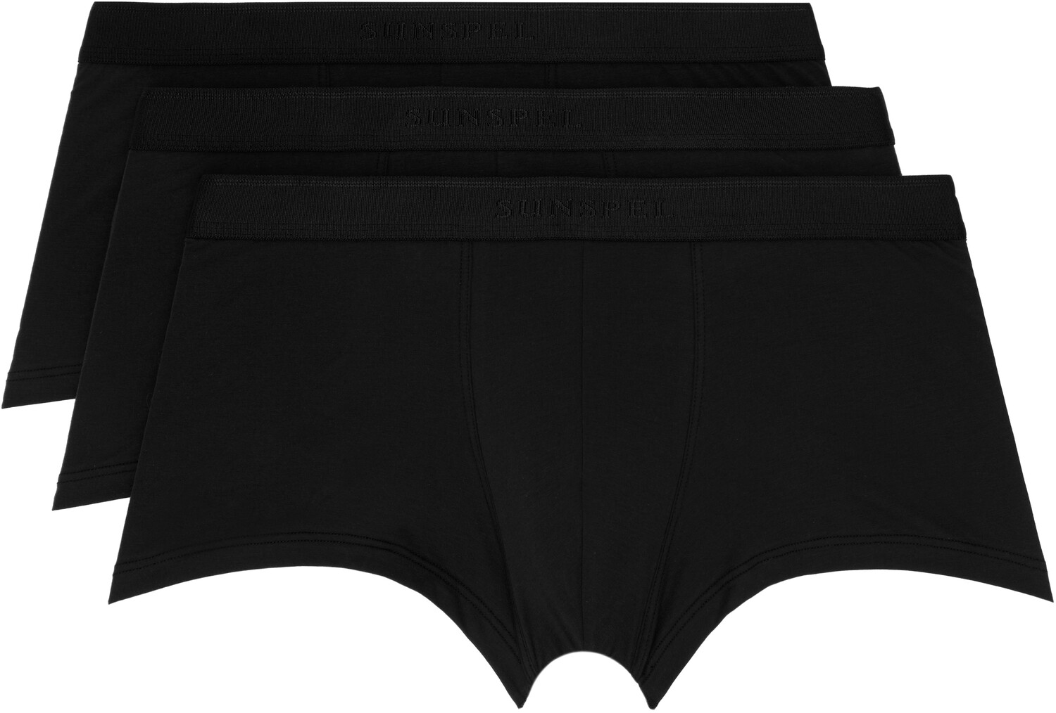 Упаковка из трех пар трусов-боксеров из эластичного хлопка Sunspel, черный
Упаковка из трех пар трусов-боксеров из эластичного хлопка Sunspel, черный