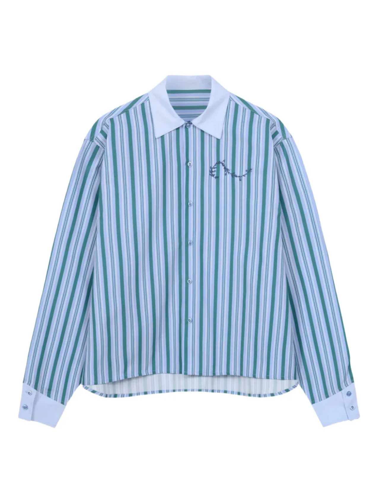 Полосатая рубашка на пуговицах ROUGH., синий
Полосатая рубашка на пуговицах ROUGH., синий