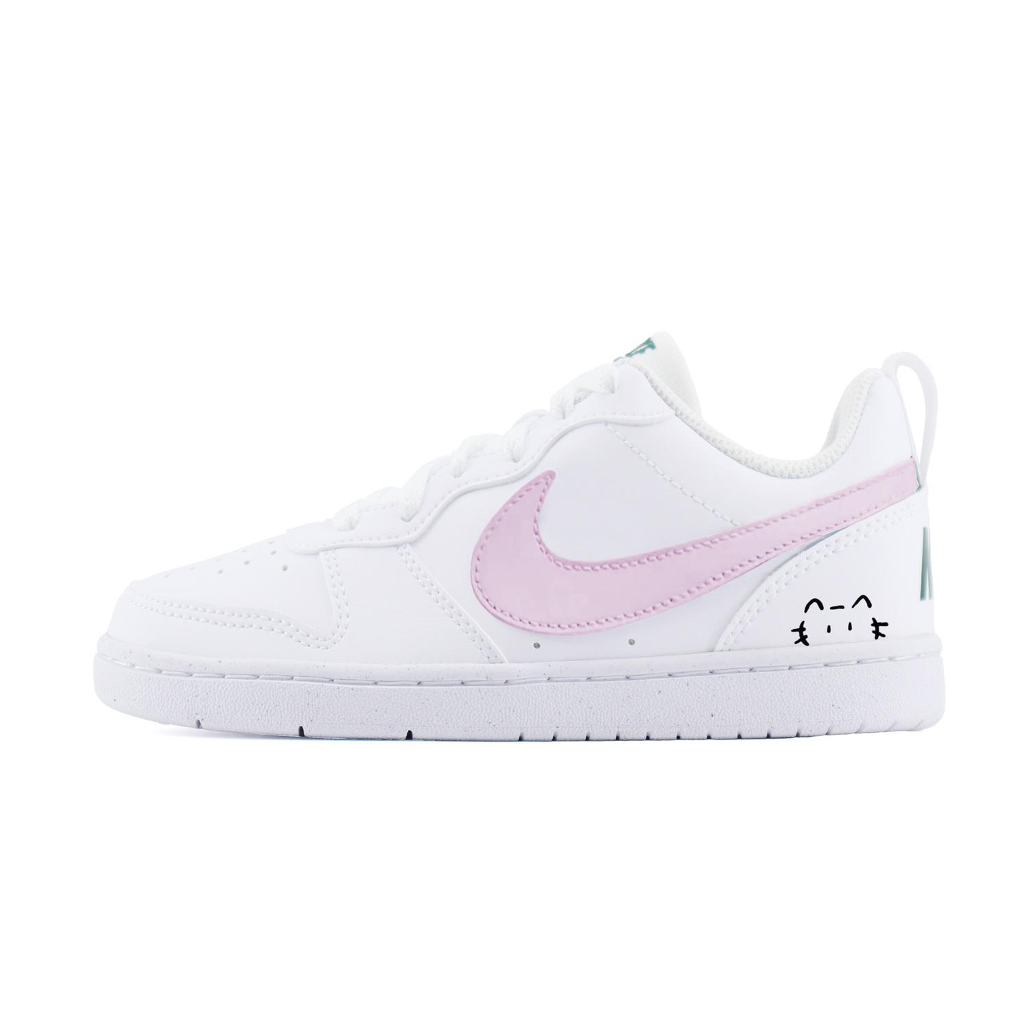 Court Borough Fresh Kitten устойчивые к истиранию низкие детские скейтбординг кроссовки для подростков Nike, белый/розовый
Court Borough Fresh Kitten устойчивые к истиранию низкие детские скейтбординг кроссовки для подростков Nike, белый/розовый