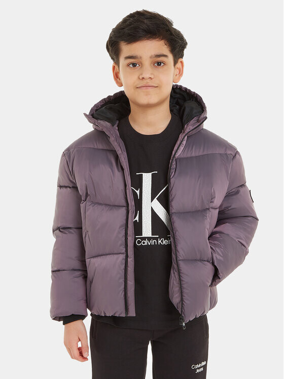 Пуховик стандартного кроя Calvin Klein, фиолетовый
Пуховик стандартного кроя Calvin Klein, фиолетовый