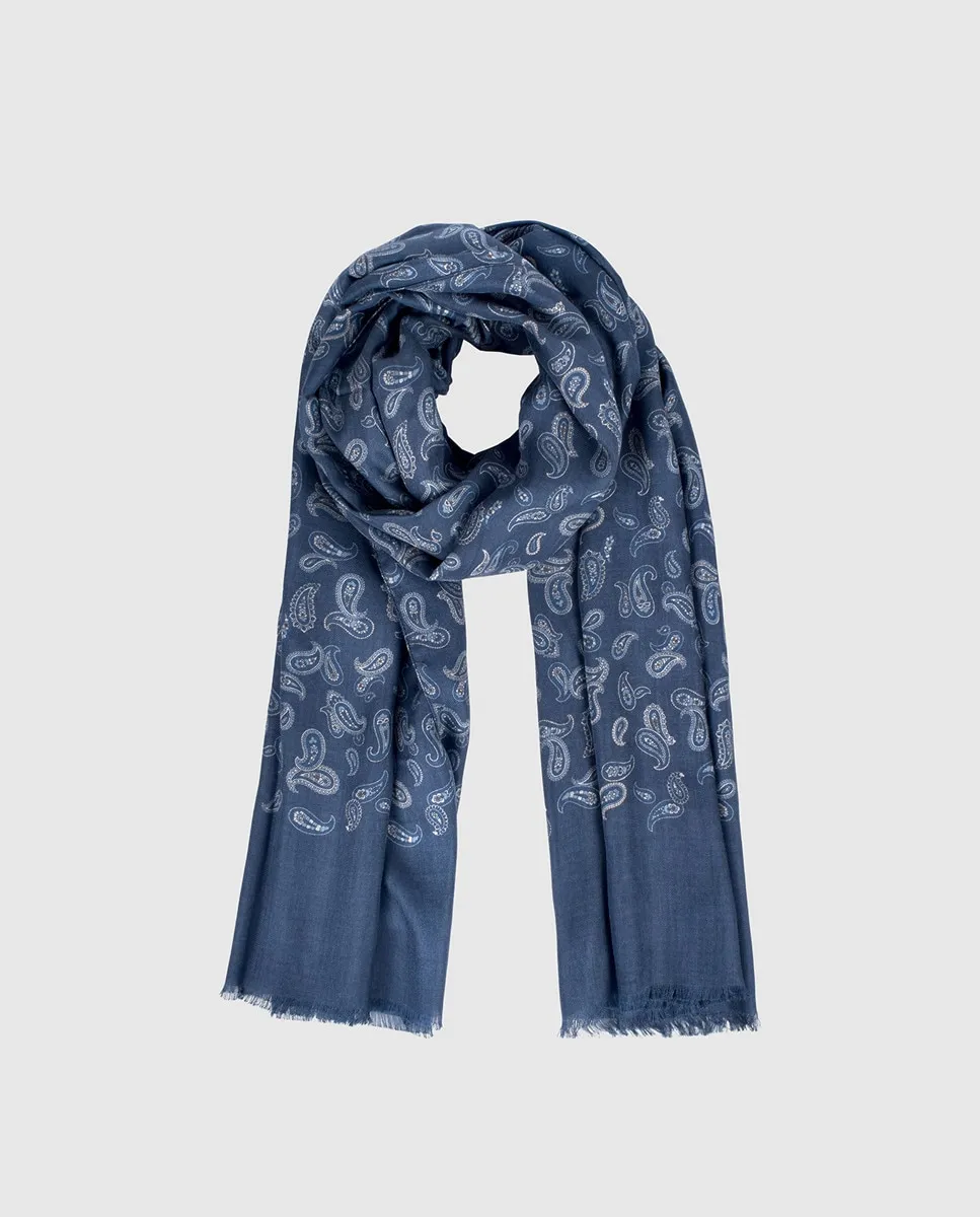Мужской фантазийный шарф Olimpo, тёмно-синий 
Мужской фантазийный шарф Olimpo, тёмно-синий