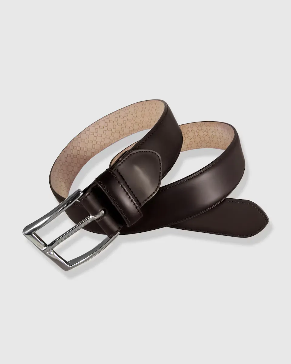 Мужской темно-коричневый кожаный ремень Leyva, темно-коричневый
Мужской темно-коричневый кожаный ремень Leyva, темно-коричневый