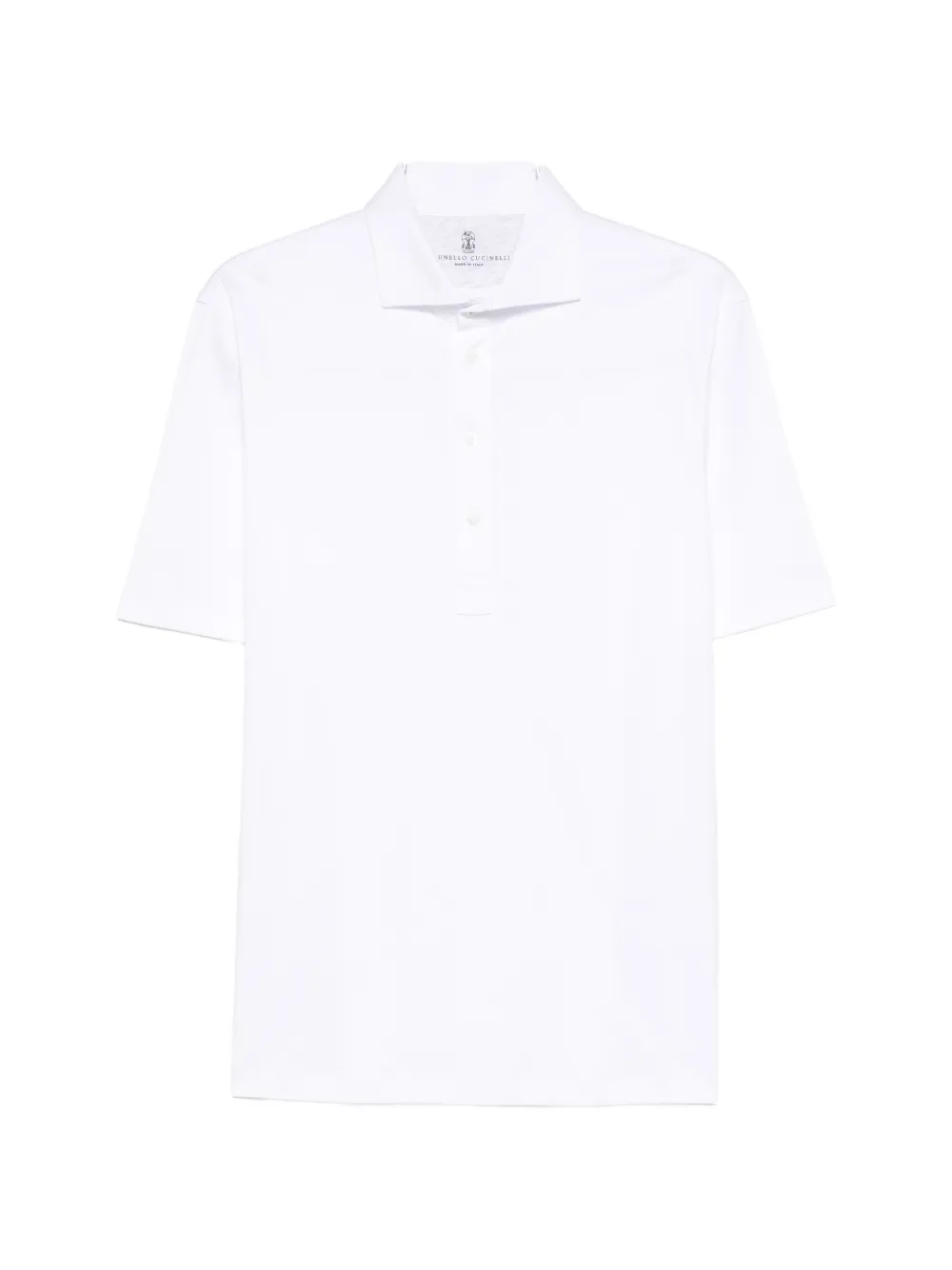 Поло на пуговицах Brunello Cucinelli, белый
Поло на пуговицах Brunello Cucinelli, белый