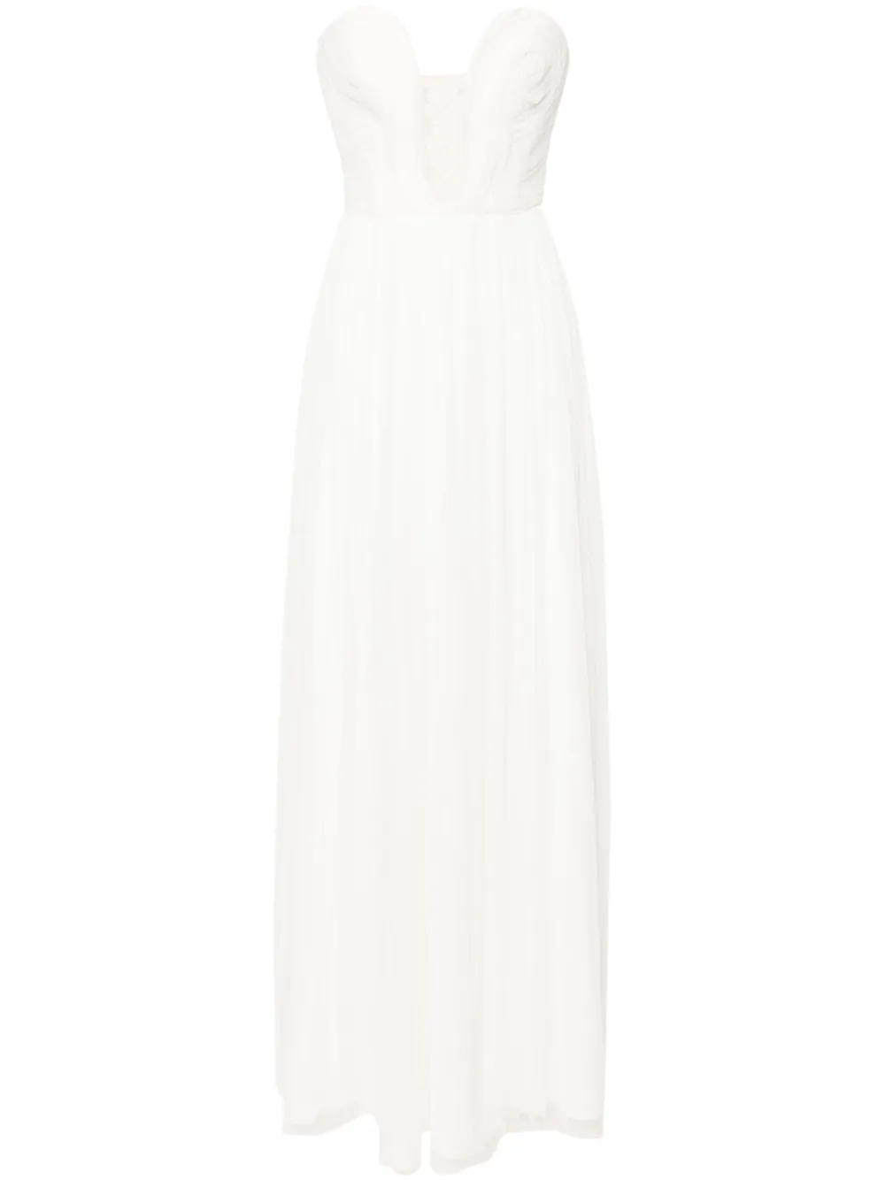 Вечернее платье из тюля без бретелей Ana Radu, белый
Вечернее платье из тюля без бретелей Ana Radu, белый