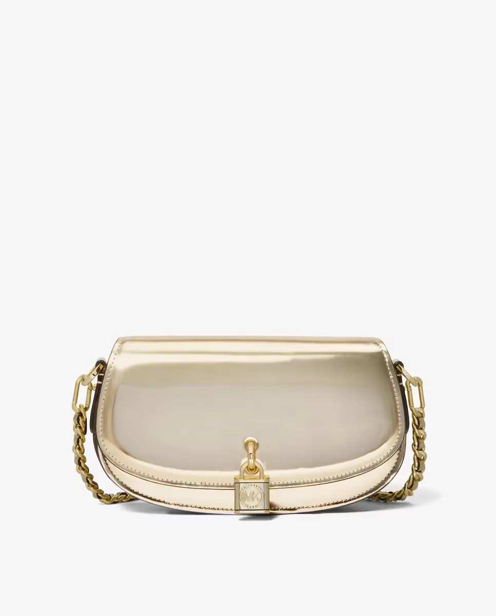 Кожаная сумка через плечо Mila с плетеной ручкой-цепочкой Michael Michael Kors, золотой
Кожаная сумка через плечо Mila с плетеной ручкой-цепочкой Michael Michael Kors, золотой