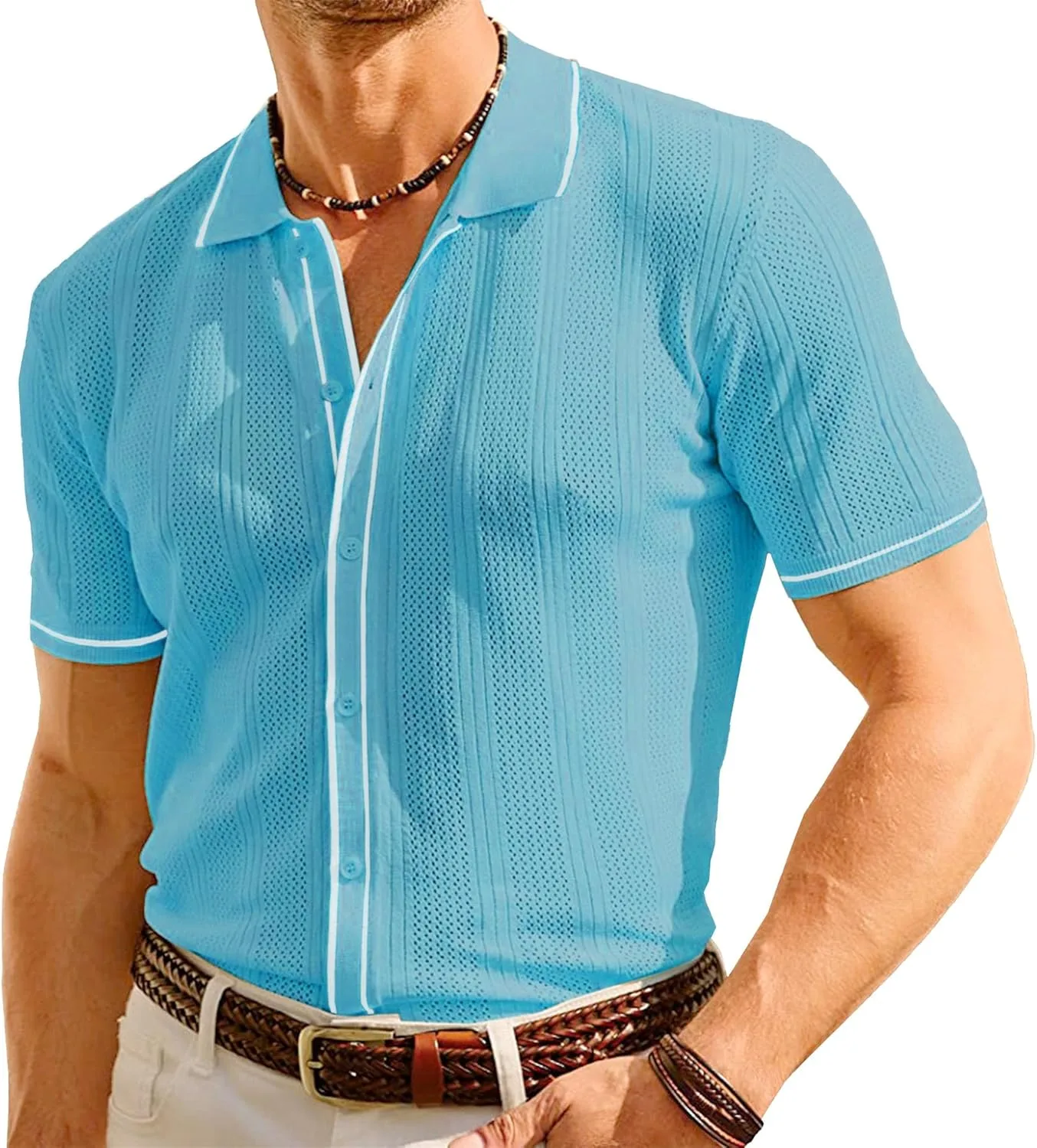 Мужская поло Maiyifu-GJ Slim Fit с коротким рукавом
Мужская поло Maiyifu-GJ Slim Fit с коротким рукавом