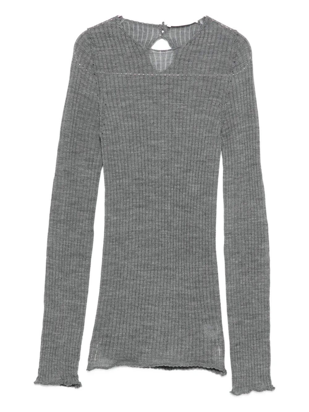 Вязаный топ с вырезами и ребристой текстурой 3311, серый
Вязаный топ с вырезами и ребристой текстурой 3311, серый