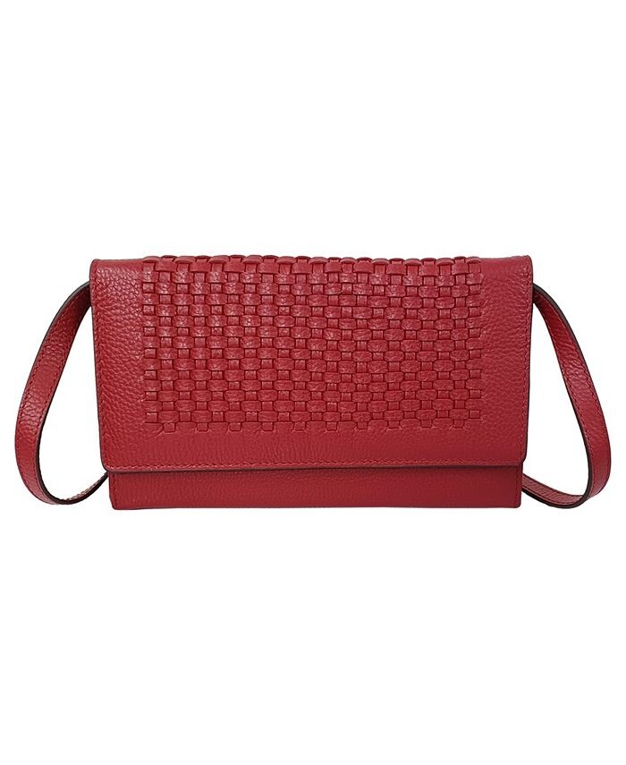 Кожаный кошелек через плечо California Traveler LODIS, красный
Кожаный кошелек через плечо California Traveler LODIS, красный