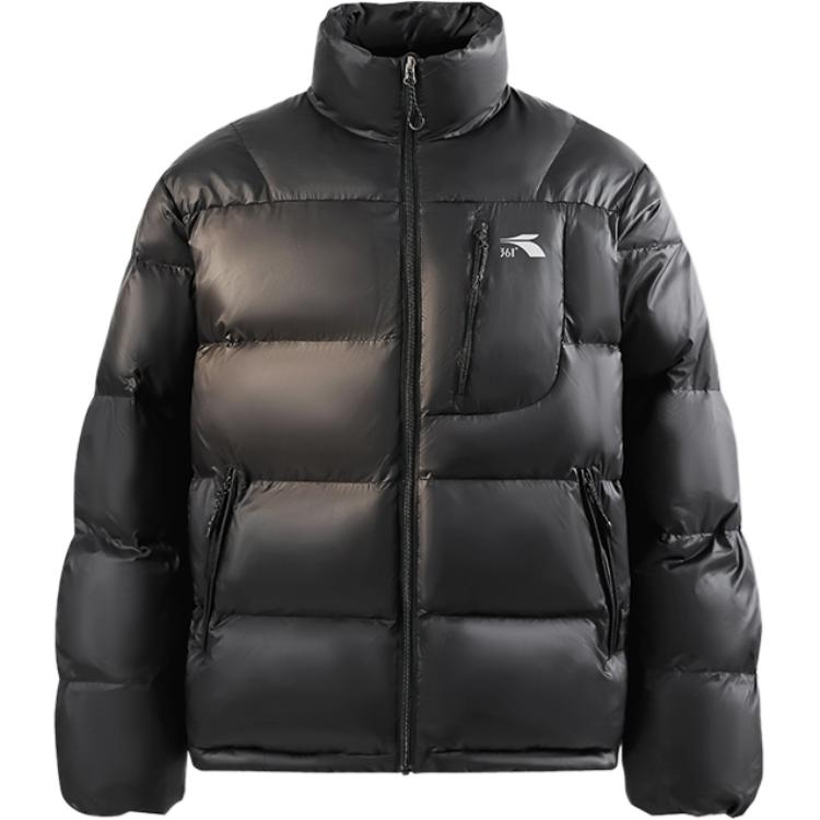 361° Пуховик Unisex Super Black Stand Collar утепленный
361° Пуховик Unisex Super Black Stand Collar утепленный