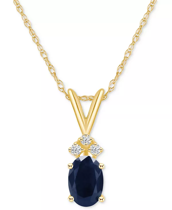 Ожерелье с подвеской 18 дюймов из 14-каратного золота (также с рубином) с сапфиром (1 карат) и бриллиантами Macy'S, sapphire
Ожерелье с подвеской 18 дюймов из 14-каратного золота (также с рубином) с сапфиром (1 карат) и бриллиантами Macy'S, sapphire