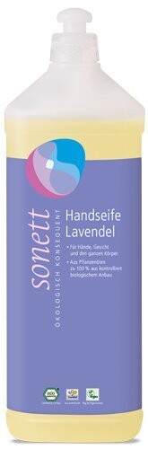Экологическое жидкое мыло Lavender Sonett 1л.
Экологическое жидкое мыло Lavender Sonett 1л.