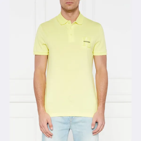 Рубашка-Поло стандартного кроя с вышивкой из букле Tommy Hilfiger, желтый
Рубашка-Поло стандартного кроя с вышивкой из букле Tommy Hilfiger, желтый