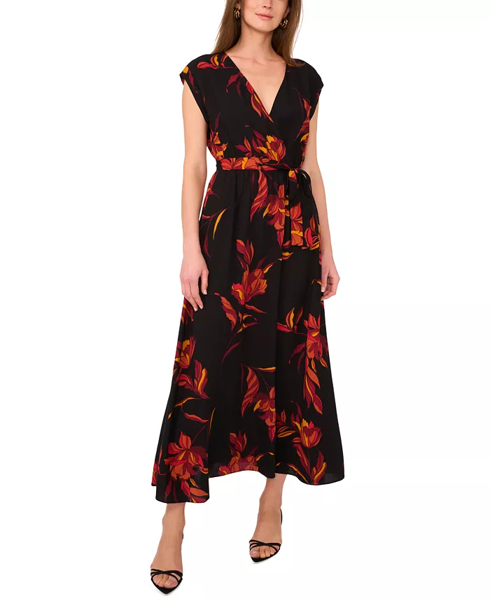 Женское платье макси с цветочным принтом и поясом Challis Sam & Jess, черный
Женское платье макси с цветочным принтом и поясом Challis Sam & Jess, черный