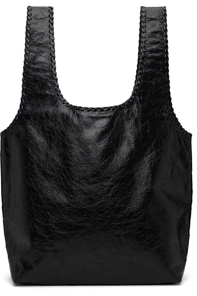 Большая кожаная сумка Dries Van Noten, черный
Большая кожаная сумка Dries Van Noten, черный