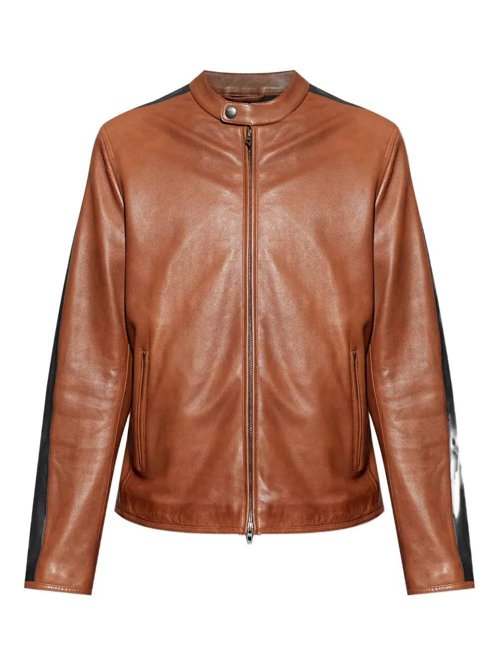 Кожаная куртка со вставками DIESEL, коричневый
Кожаная куртка со вставками DIESEL, коричневый