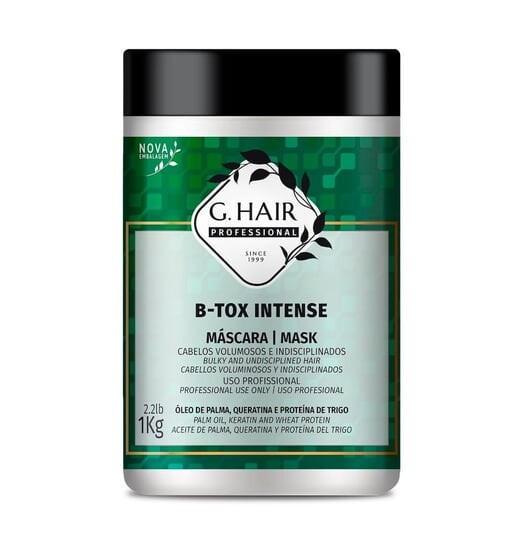 Маска для уменьшения объема, 1000 г Inoar G. Hair B-Tox Intense
Маска для уменьшения объема, 1000 г Inoar G. Hair B-Tox Intense