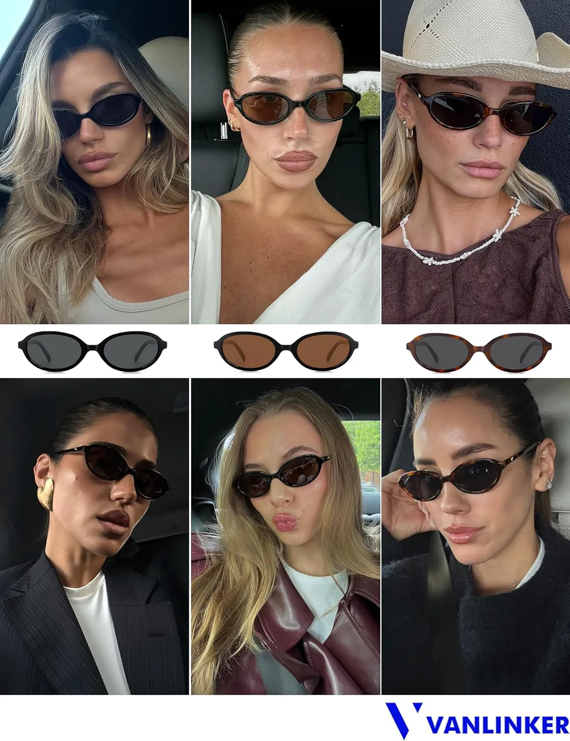Солнцезащитные очки VANLINKER Retro Oval Polarized для женщин, маленькие, узкие, в стиле 90-х, модные Y2k, модель VL9890, C2-polarized Brown Lens/Black Frame
Солнцезащитные очки VANLINKER Retro Oval Polarized для женщин, маленькие, узкие, в стиле 90-х, модные Y2k, модель VL9890, C2-polarized Brown Lens/Black Frame