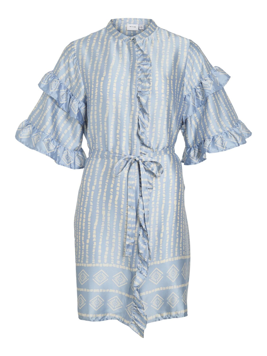 VILA Платье-рубашка в светло-голубом цвете
VILA Платье-рубашка в светло-голубом цвете