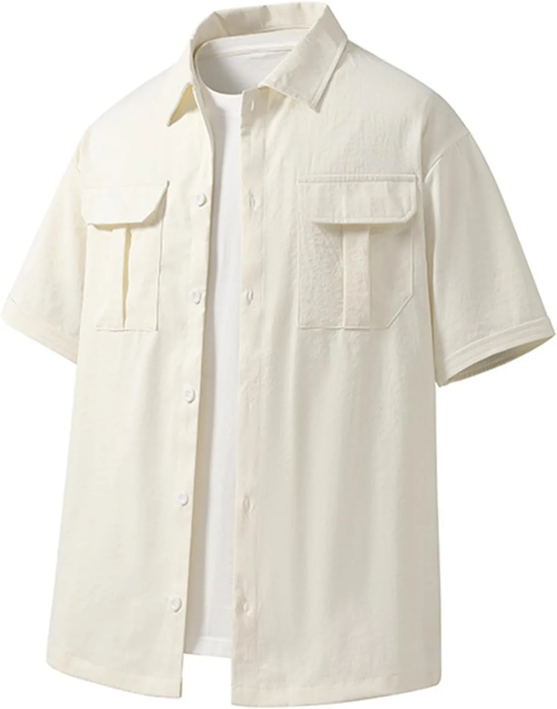 Мужская рубашка с коротким рукавом UPF 50+ для рыбалки и сафари, быстросохнущая, с карманами Xiaojmake
Мужская рубашка с коротким рукавом UPF 50+ для рыбалки и сафари, быстросохнущая, с карманами Xiaojmake