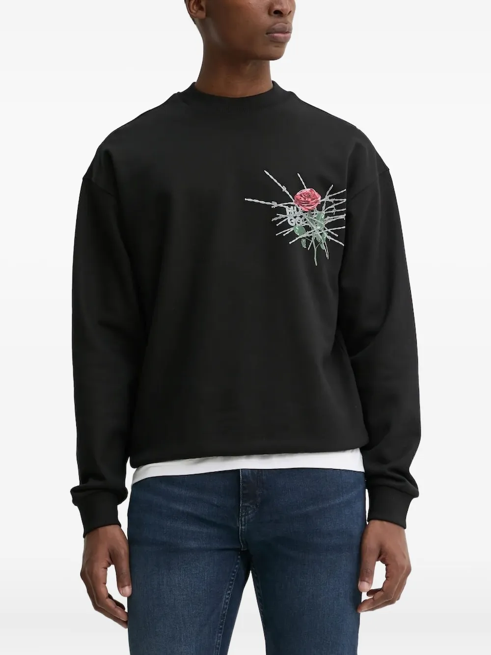 Толстовка с колючей проволокой Rose HUGO, черный
Толстовка с колючей проволокой Rose HUGO, черный