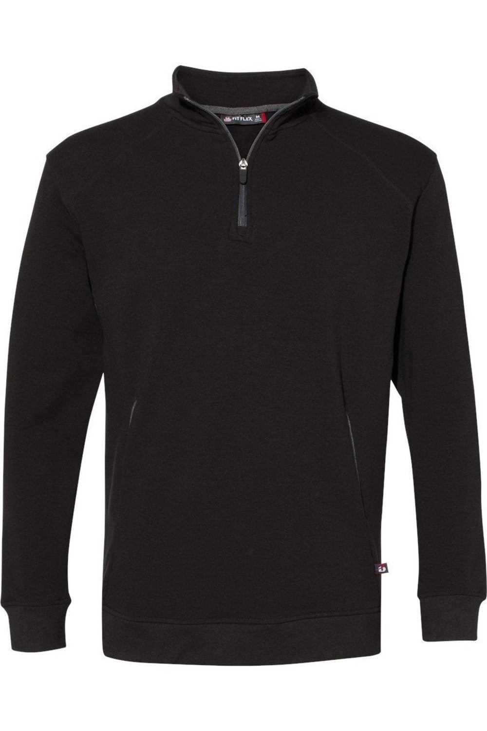 Толстовка Badger FitFlex French Terry с застежкой-молнией на четверть, черный
Толстовка Badger FitFlex French Terry с застежкой-молнией на четверть, черный
