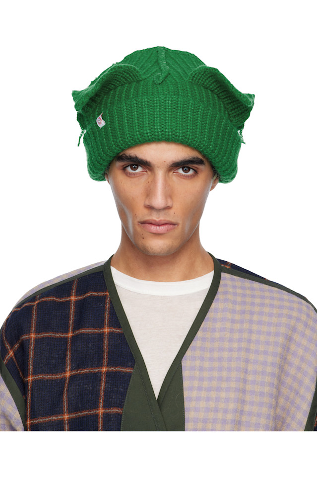 Шапка-Бини из мохера с толстыми ушками Charles Jeffrey Loverboy, зеленый
Шапка-Бини из мохера с толстыми ушками Charles Jeffrey Loverboy, зеленый