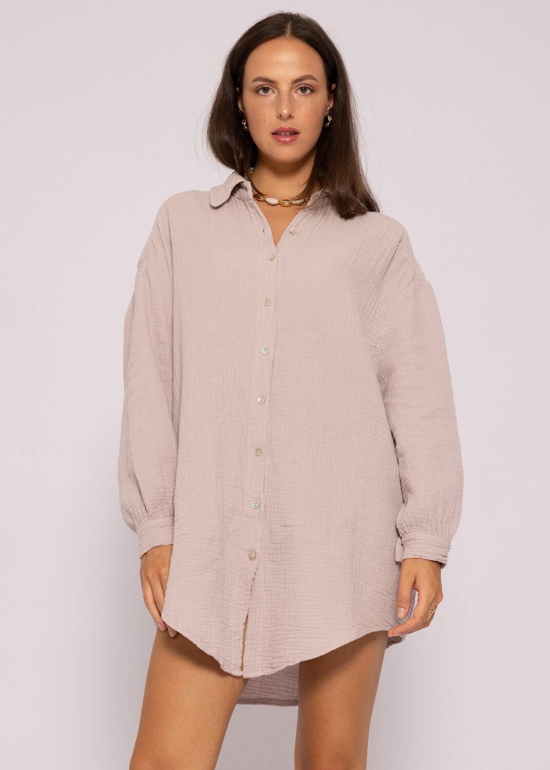 Блуза SASSYCLASSY Ultra Oversize Musselin nhemd lange Variante, цвет Puderrosa
Блуза SASSYCLASSY Ultra Oversize Musselin nhemd lange Variante, цвет Puderrosa