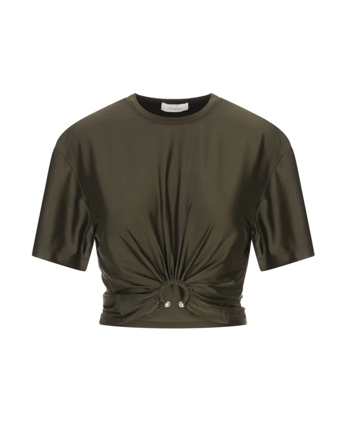 Зеленый топ из вискозы и эластана Rabanne, зеленый
Зеленый топ из вискозы и эластана Rabanne, зеленый