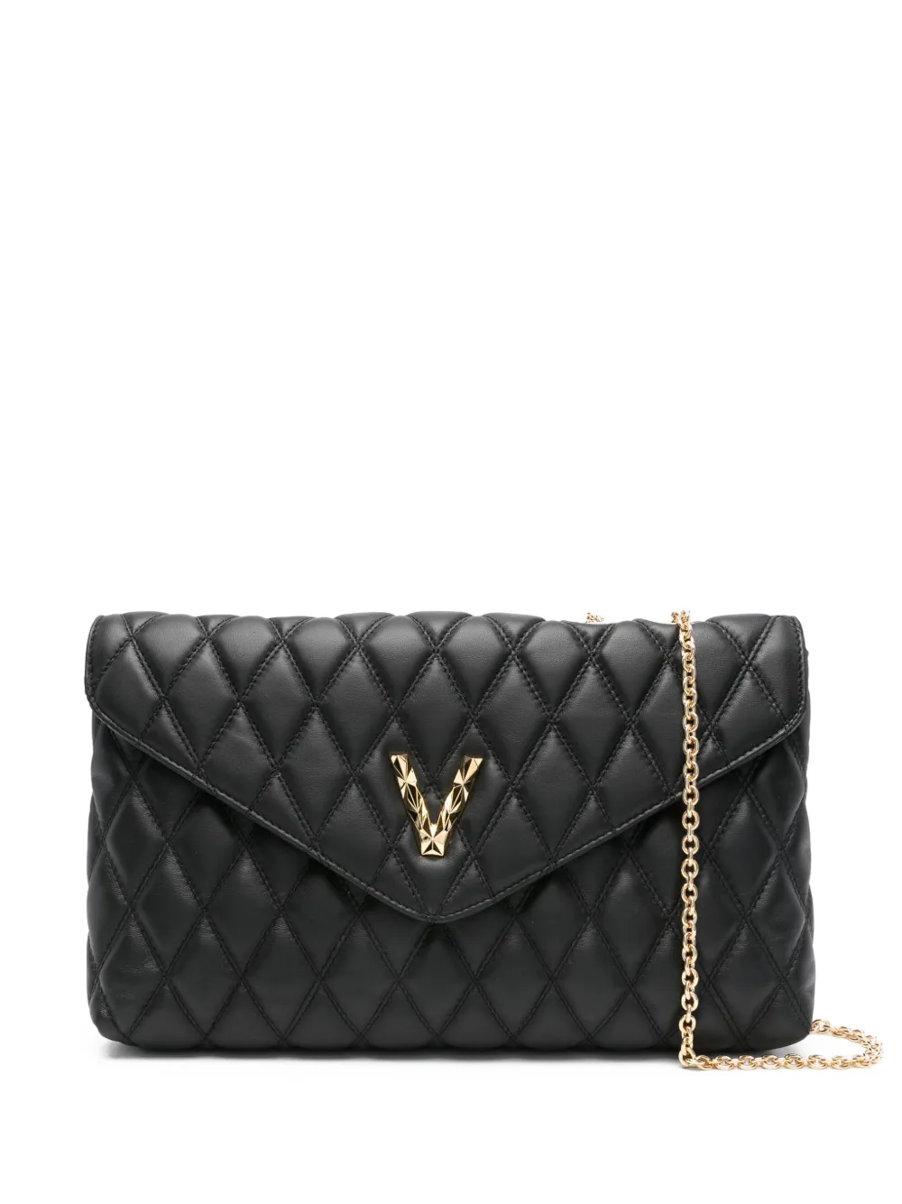 Стеганая сумка через плечо с логотипом Via Roma 15, черный
Стеганая сумка через плечо с логотипом Via Roma 15, черный