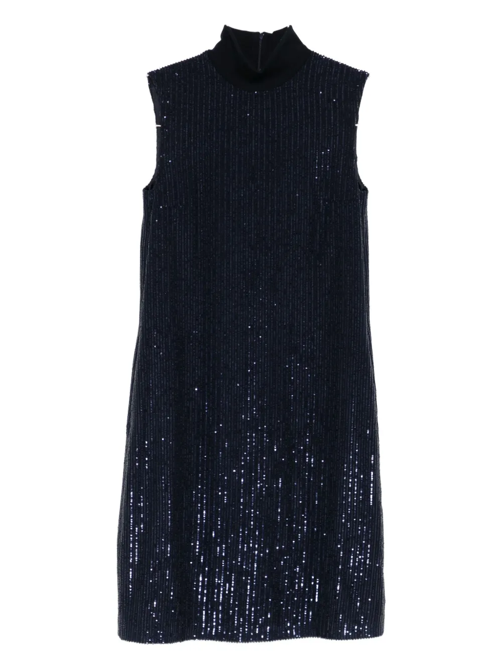 Платье-миди без рукавов с пайетками и водолазкой Peserico, синий
Платье-миди без рукавов с пайетками и водолазкой Peserico, синий