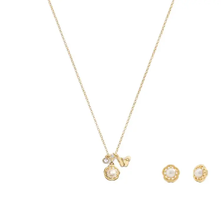 COACH Латунное покрытие, стекло, кубический цирконий, кристалл, жемчужное ожерелье women's gold
COACH Латунное покрытие, стекло, кубический цирконий, кристалл, жемчужное ожерелье women's gold