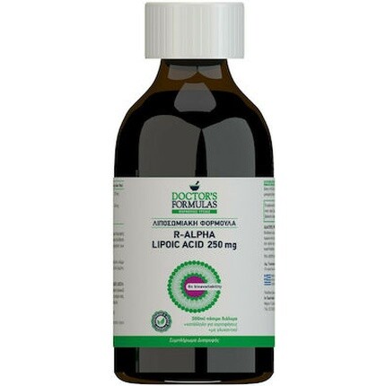 Альфа-липоевая кислота 250 мг - 300 мл для сильной антиоксидантной защиты Doctor's Formulas