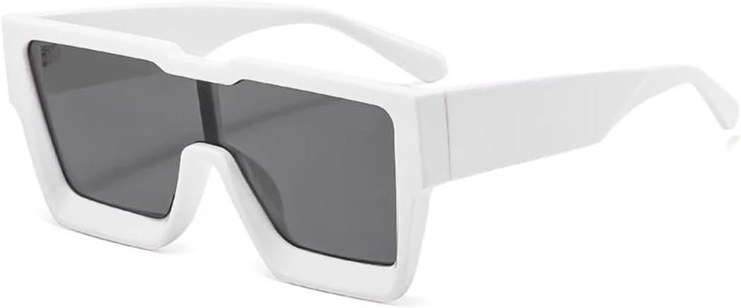 Солнцезащитные очки для мужчин и женщин - защита UV400 - увеличенный размер, цельная конструкция, оранжево-зеленый цвет, для занятий спортом на открытом воздухе и вождения DSVIGF, White Gray
Солнцезащитные очки для мужчин и женщин - защита UV400 - увеличенный размер, цельная конструкция, оранжево-зеленый цвет, для занятий спортом на открытом воздухе и вождения DSVIGF, White Gray