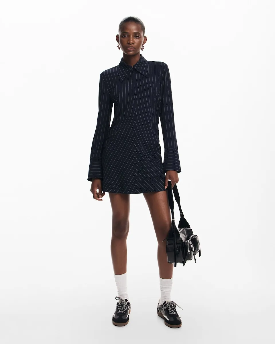 Облегающее платье в полоску Desigual, синий
Облегающее платье в полоску Desigual, синий