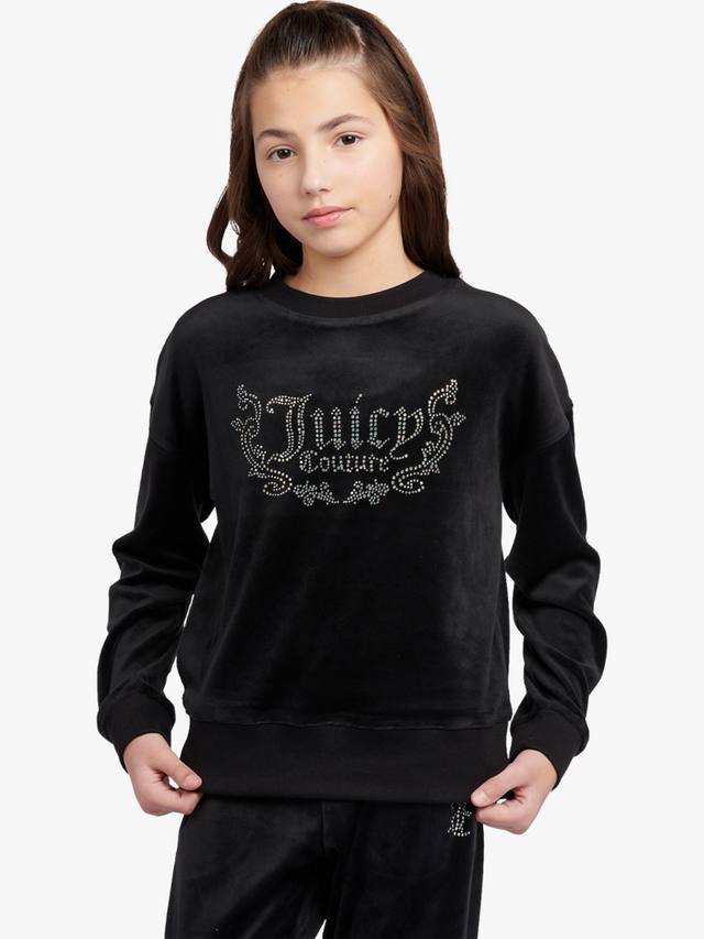 Детский свитшот с логотипом Juicy Couture, Jet Black
Детский свитшот с логотипом Juicy Couture, Jet Black