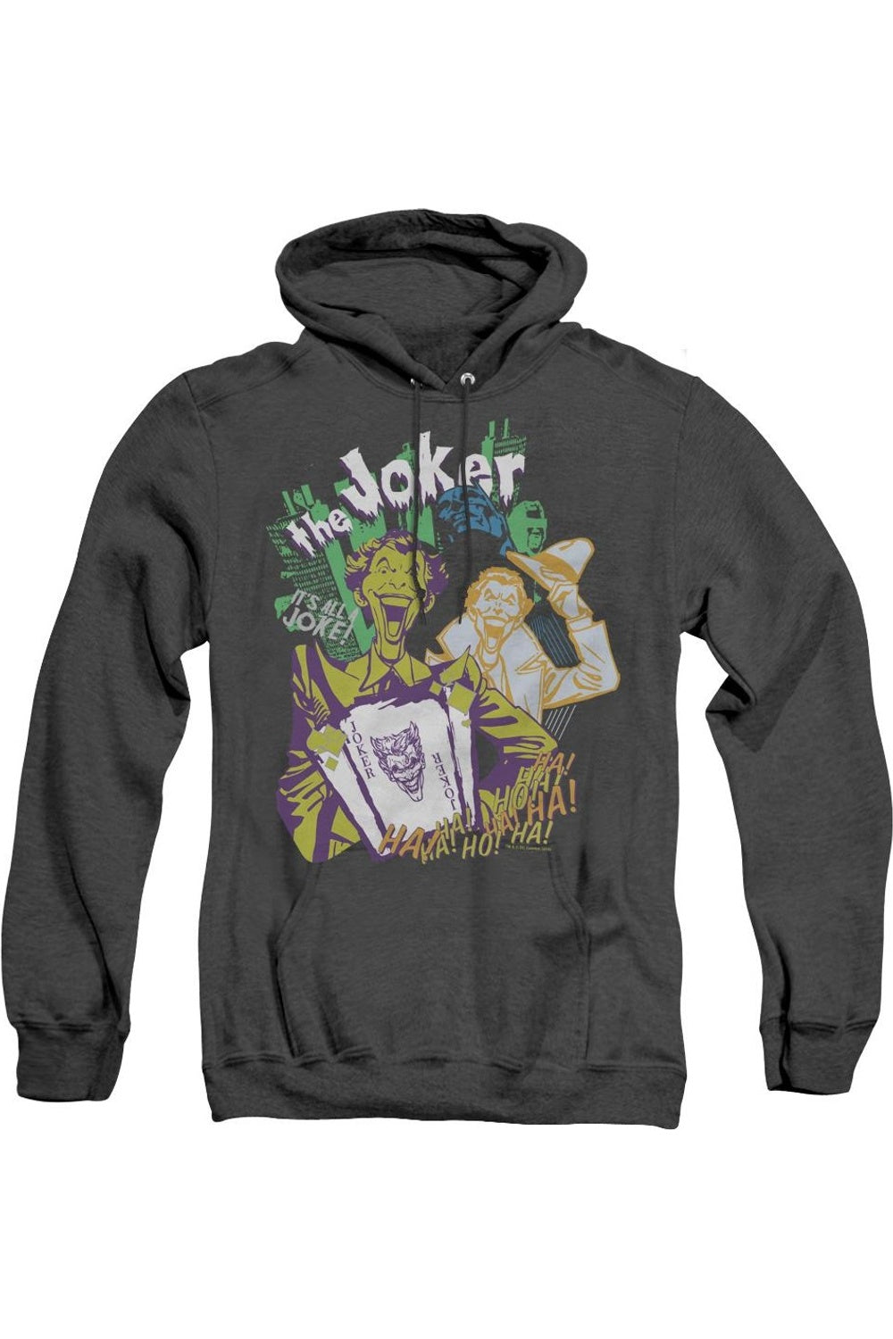 Batman Its All A Joke Adult Heather Hoodie / Толстовка с капюшоном Gildan, черный
Batman Its All A Joke Adult Heather Hoodie / Толстовка с капюшоном Gildan, черный