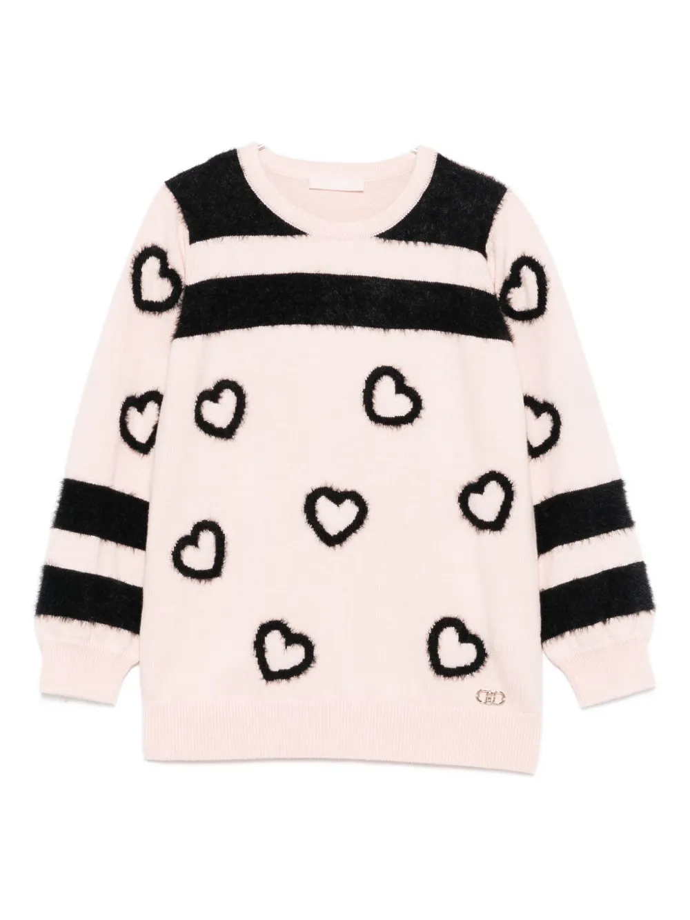 Свитер с сердечками LIU JO, розовый
Свитер с сердечками LIU JO, розовый