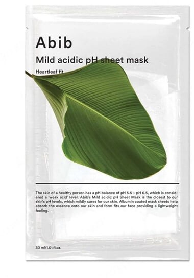 Тканевая маска с успокаивающим эффектом Abib, Mild Acidic pH Sheet Mask Heartleaf Fit, Inna marka
Тканевая маска с успокаивающим эффектом Abib, Mild Acidic pH Sheet Mask Heartleaf Fit, Inna marka