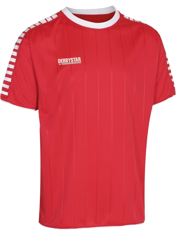 Derbystar Детская футболка «Гиперджерси» красного цвета
Derbystar Детская футболка «Гиперджерси» красного цвета