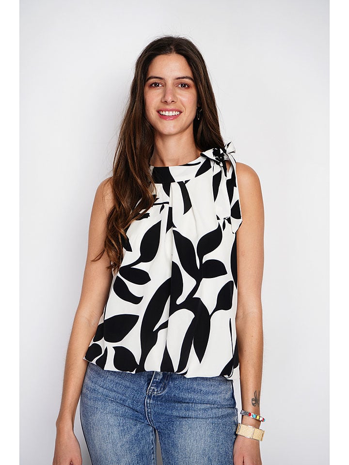 Топ William de Faye, белый/черный
Топ William de Faye, белый/черный