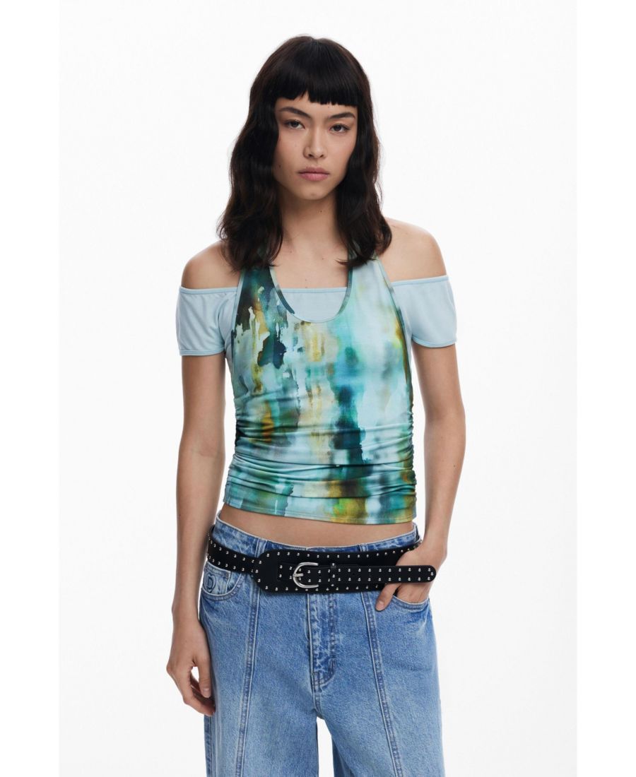 Женская футболка с двухслойным эффектом Desigual, Light yellow, Желтый, Женская футболка с двухслойным эффектом Desigual, Light yellow
Женская футболка с двухслойным эффектом Desigual, Light yellow, Желтый, Женская футболка с двухслойным эффектом Desigual, Light yellow