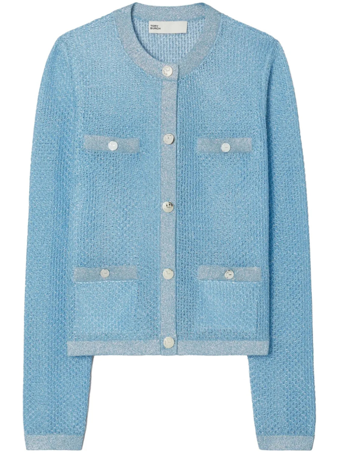 Tory Burch сетчатый кардиган Kendra, синий
Tory Burch сетчатый кардиган Kendra, синий