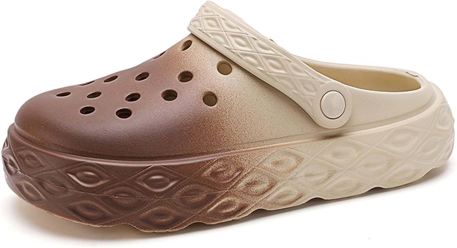 Летние сандалии мужские и женские, сабо, садовая обувь, нескользящие, быстро сохнущие, пляжные, домашние, для душа, мюли с регулируемым каблуком Generic, коричневый
Летние сандалии мужские и женские, сабо, садовая обувь, нескользящие, быстро сохнущие, пляжные, домашние, для душа, мюли с регулируемым каблуком Generic, коричневый