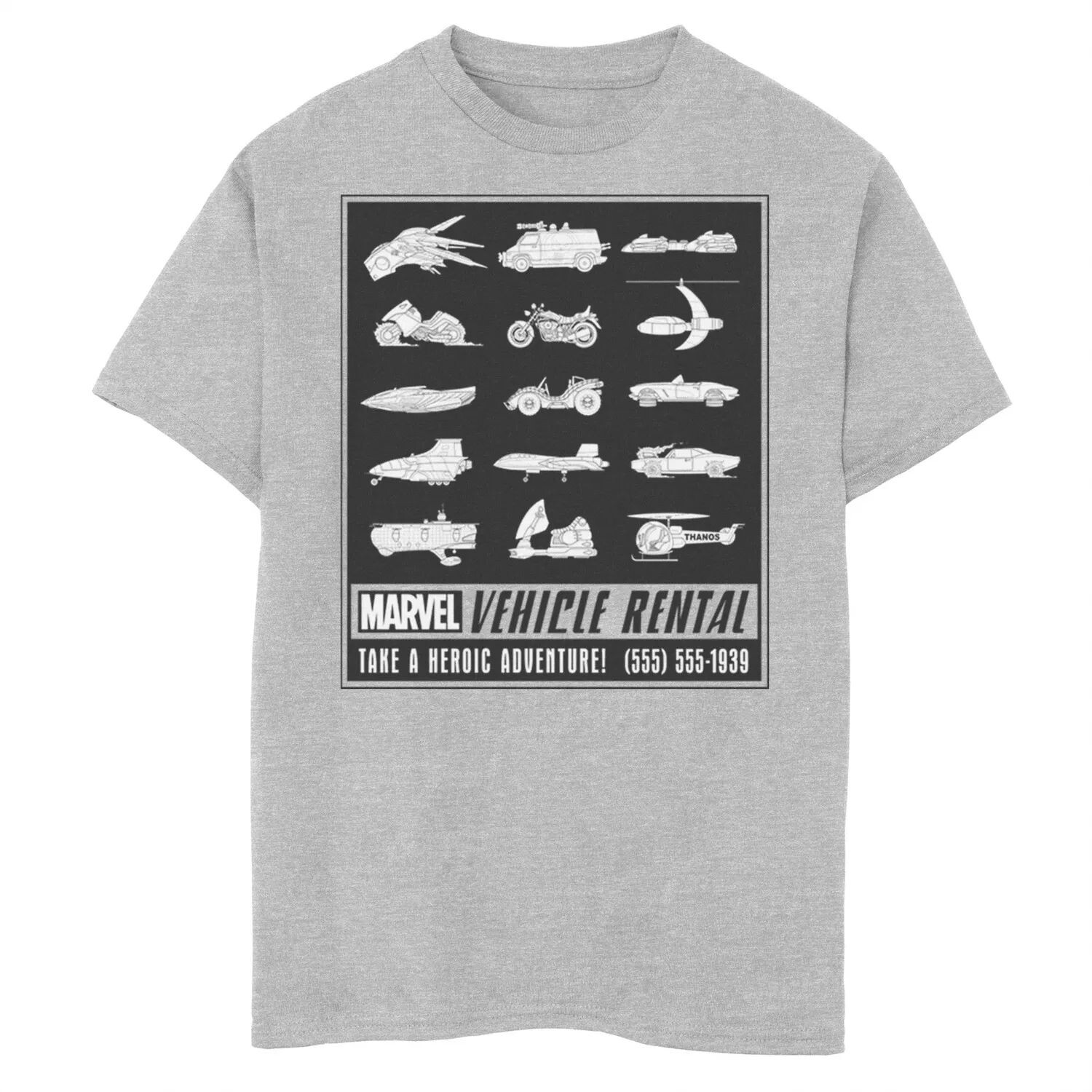 Футболка с графическим рисунком для мальчиков 8–20 лет, посвященная комиксам Marvel «Прокат автомобилей в стиле ретро» и «Героические приключения» Marvel
Футболка с графическим рисунком для мальчиков 8–20 лет, посвященная комиксам Marvel «Прокат автомобилей в стиле ретро» и «Героические приключения» Marvel