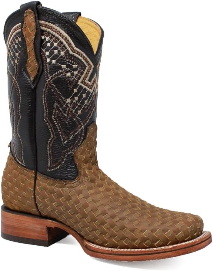 Мужские ковбойские сапоги Western с широким квадратным носком из натуральной кожи Petatillo - коричневые Generic
Мужские ковбойские сапоги Western с широким квадратным носком из натуральной кожи Petatillo - коричневые Generic