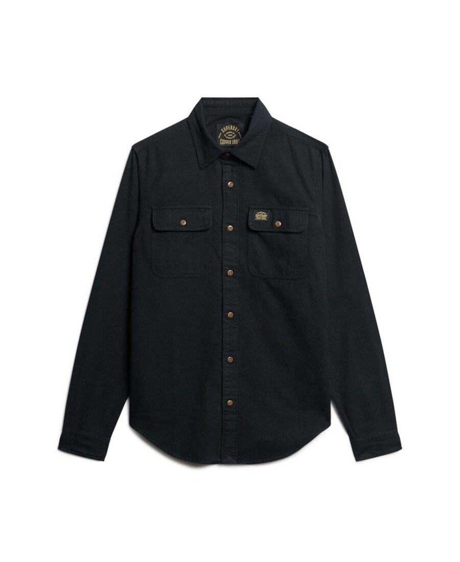 Рубашка на пуговицах классического кроя Superdry, Dark blue
Рубашка на пуговицах классического кроя Superdry, Dark blue